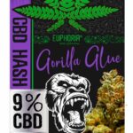 Euphoria - CBD Hash 9% Gorilla Glue, 1 g