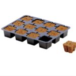 Eazyplug CT12 - 3,5 x 3,5 cm, Tray mit 12 Stück Anzuchtwürfel (organisch)