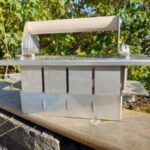 Erdballenpresse  4 x 50 x 50 mm - Edelstahl