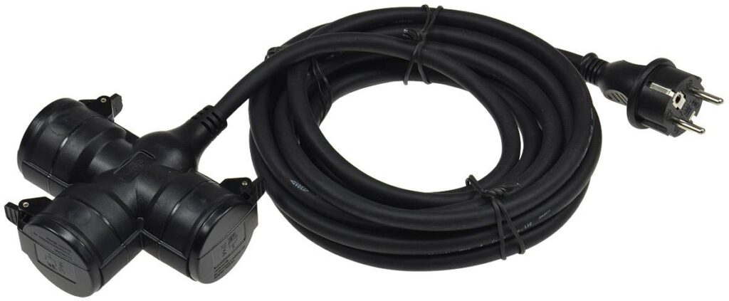 Start 13 Gartensteckdose fuer Aussen 3 fach IP44 5m Zuleitung kaufen