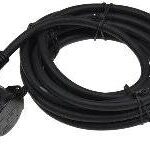 Gartensteckdose für Außen, 3-fach IP44, 5m Zuleitung