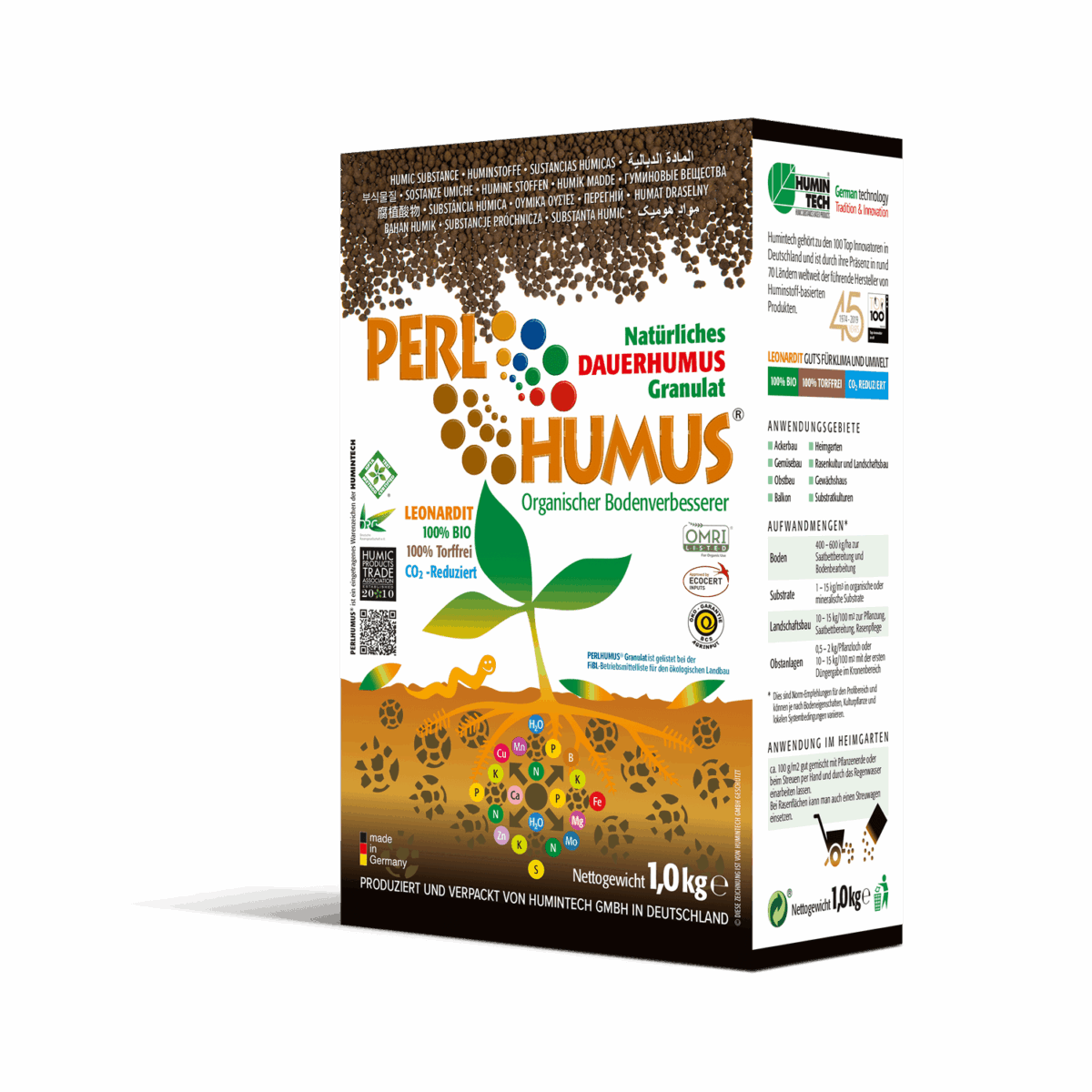 PERLHUMUS® Granulat, BODENVERBESSERER & BIOSTIMULANZ 1kg – Bild 3