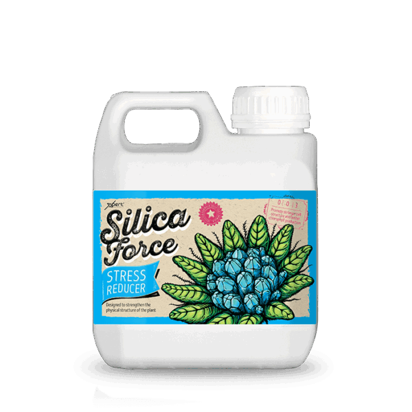 Silica Force 1 Liter - Stressreduzierer, Silizium-Zusatz, Silica für kräftige gesunde Stängel und grüne Blätter, universeller flüssiger Nährstoff für Starke Pflanzen - Xpert Nutrients