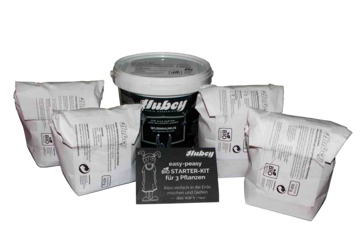 Hubey Easy‑Peasy Starter Kit – Organische Düngermischung für 3 Pflanzen (50 L Erde) – Bild 6