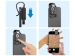 Mikroskop-Vorsatzlinse für Smartphones, 200-fache Vergrößerung, 6 LEDs – Bild 3