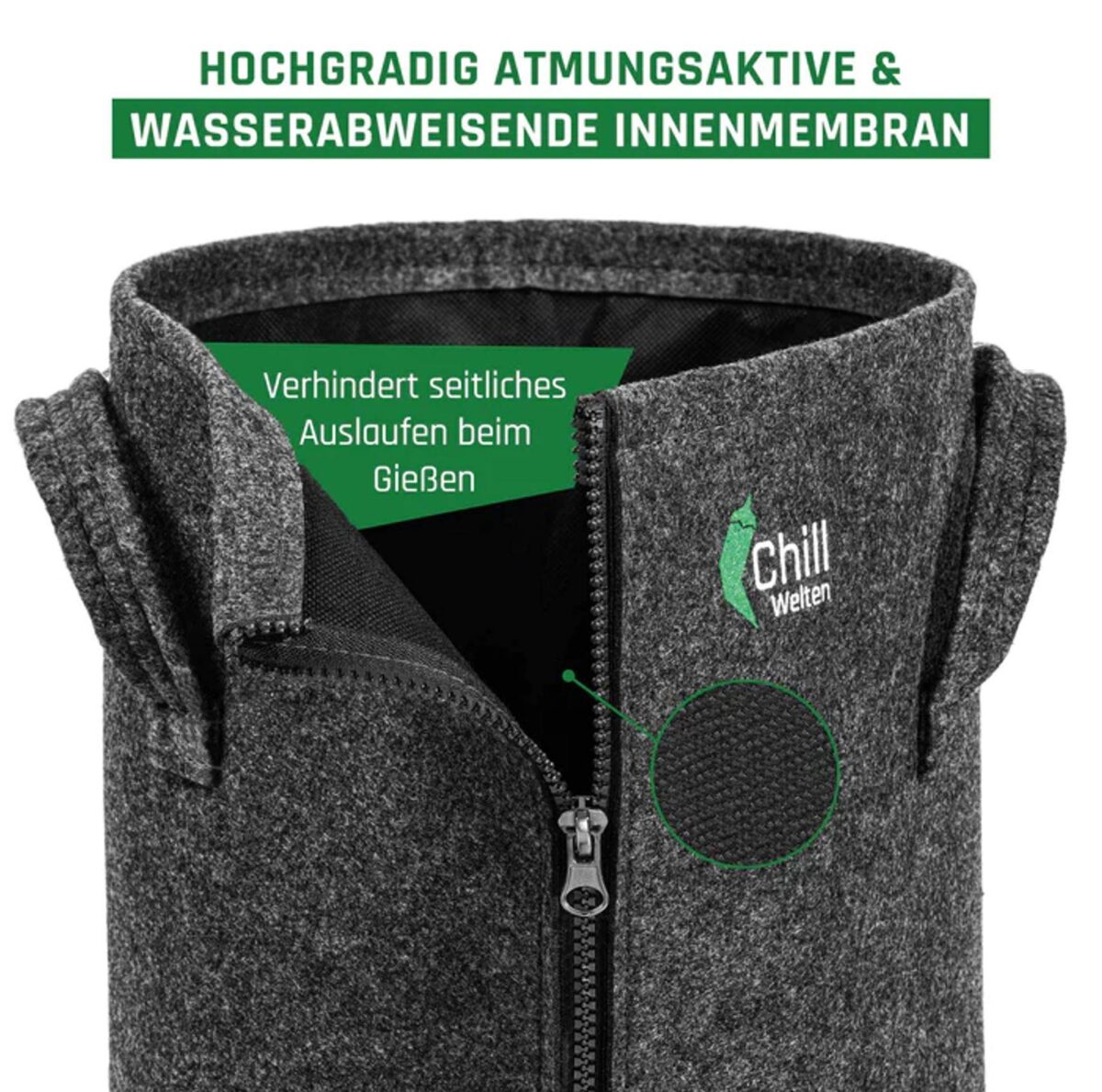 15 Liter Stofftopf für maximalen Ertrag, mit Reißverschluss – Bild 5